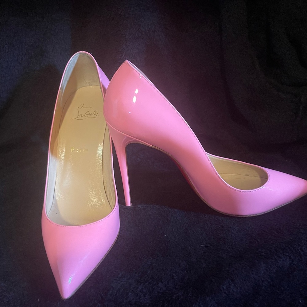 Beautiful Hard to find Pink 100% authentic Louboutins includes dust bag